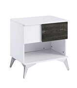 Two-tone retro futuristic design coffee table by Furniture of America additional picture 5