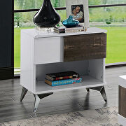Two-tone retro futuristic design coffee table by Furniture of America additional picture 8