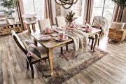 Weathered light natural tone rustic style dining table by Furniture of America additional picture 2