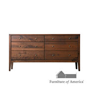 Espresso panel headboard/ platform mid-century modern bed by Furniture of America additional picture 16