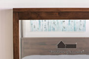 Espresso panel headboard/ platform mid-century modern bed by Furniture of America additional picture 7