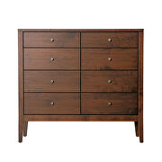 Espresso durable lacquer top coat mid-century modern 8-drawer chest by Furniture of America additional picture 2