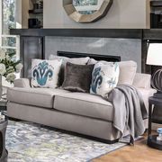 Gray/Silver/Blue Contemporary Sofa Made in US additional photo 4 of 5