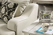 Cream-colored delight loveseat by Furniture of America additional picture 2