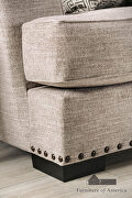 American-made taupe plush sofa by Furniture of America additional picture 9