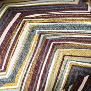Contemporary style fabric pattern chair additional photo 2 of 2