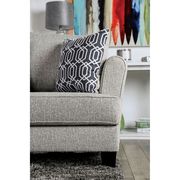 Burlap Weave Gray Contemporary Sofa by Furniture of America additional picture 4