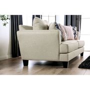 Burlap Weave Beige Contemporary Sofa by Furniture of America additional picture 3