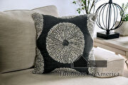 Ivory chenille contemporary sofa by Furniture of America additional picture 8