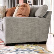 Gray fabric oversized US-made sectional couch by Furniture of America additional picture 6