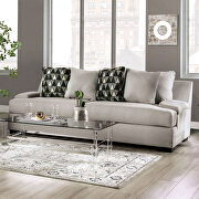 Unique weave of pattern, color, and texture sofa by Furniture of America additional picture 2
