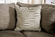 Decorator-inspired gray fabric sectional sofa additional photo 5 of 8