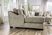 Decorator-inspired gray fabric sectional sofa by Furniture of America additional picture 7
