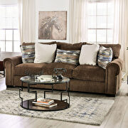 Solid construction and plush polyester-blend upholstery sofa additional photo 2 of 8