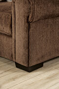 Solid construction and plush polyester-blend upholstery sofa additional photo 4 of 8