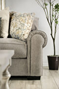 Solid construction and plush polyester-blend upholstery sofa additional photo 5 of 8