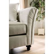 Ivory Linen-like Fabric US-made Transitional Sofa by Furniture of America additional picture 7
