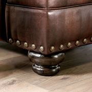 US-made oversized brown / tan casual style loveseat additional photo 5 of 4