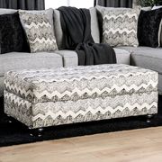Contemporary gray linen-like fabric US-made sectional by Furniture of America additional picture 2