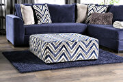 Marvelous and wildly unique 'z' pattern fabric sectional sofa by Furniture of America additional picture 11