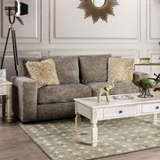 Brown contemporary sofa made in us by Furniture of America additional picture 8