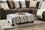 Genuinely plush taupe sectional sofa by Furniture of America additional picture 10
