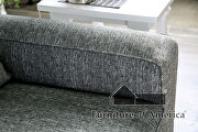 Gray chenille contemporary sofa by Furniture of America additional picture 12