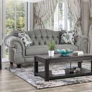 Gray Glynneath Transitional Sofa made in US by Furniture of America additional picture 3
