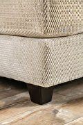 Pronounced honeycomb pattern offers subtle visual texture sectional sofa by Furniture of America additional picture 8