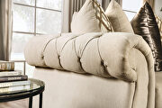 Elegant button-tufted chesterfield style sectional sofa by Furniture of America additional picture 6