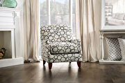 Clean cream-hued fabric sofa by Furniture of America additional picture 9