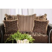 Dark Brown/Tan Traditional Sofa made in US by Furniture of America additional picture 4
