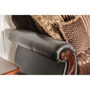 Dark Brown/Tan Traditional Sofa made in US by Furniture of America additional picture 6