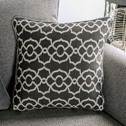 Gray Contemporary Sofa in Chenille Fabric additional photo 3 of 8