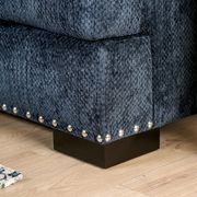 Navy contemporary us-made chenille fabric sofa by Furniture of America additional picture 7