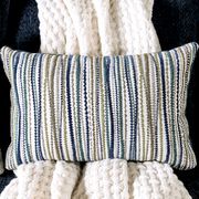 Navy Contemporary US-made Chenille Fabric Loveseat additional photo 4 of 6