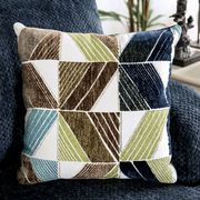 Navy Contemporary US-made Chenille Fabric Loveseat additional photo 5 of 6