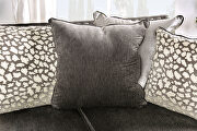 Traditional design gray chenille fabric sofa by Furniture of America additional picture 6