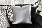 Traditional design gray chenille fabric sofa by Furniture of America additional picture 7