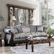 Gray Traditional Oversized Sofa made in US by Furniture of America additional picture 5