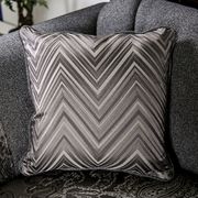 Gray Traditional Oversized Loveseat made in US by Furniture of America additional picture 3