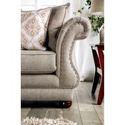 Gray Chenille Traditional US-Made Loveseat by Furniture of America additional picture 4