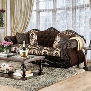 Dark Brown US-Made Traditional Sofa additional photo 3 of 2