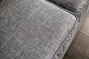 Light gray linen-like fabric loveseat by Furniture of America additional picture 5