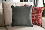 Ivory linen-like fabric sofa by Furniture of America additional picture 6