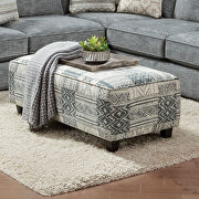 Upholstery in blue exceptionally plush sectional sofa additional photo 2 of 6