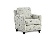 Ivory chenille sectional sofa additional photo 5 of 6
