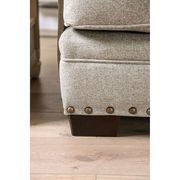 Mocha Chenille Transitional Loveseat  Made in US by Furniture of America additional picture 4