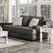 Charcoal Adrian Contemporary Sofa made in US additional photo 2 of 2