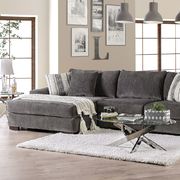 Charcoal us-made contemporary sectional by Furniture of America additional picture 4